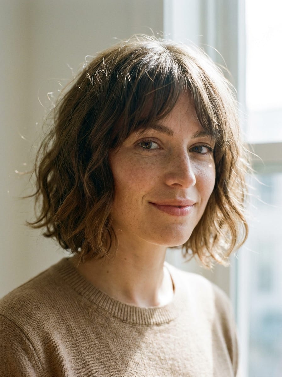 Messy French Bob - chaotische Kurzhaarfrisur